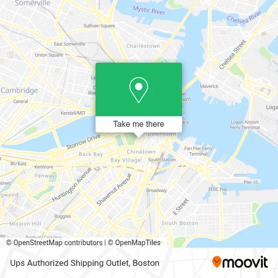 Ups Authorized Shipping Outlet map