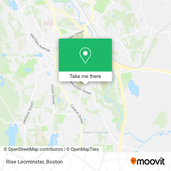 Rise Leominster map