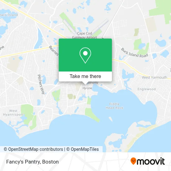 Fancy's Pantry map