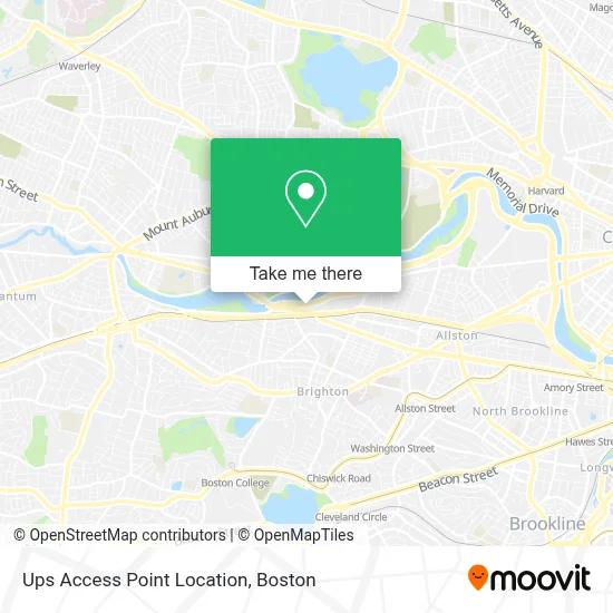 Ups Access Point Location map