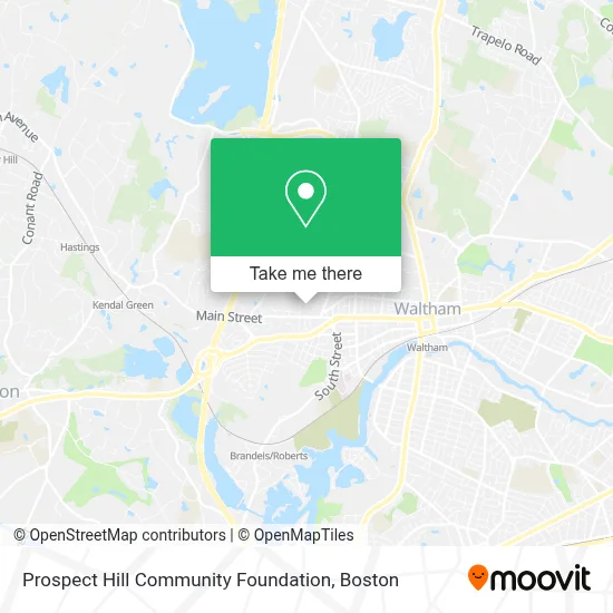 Prospect Hill Community Foundation map