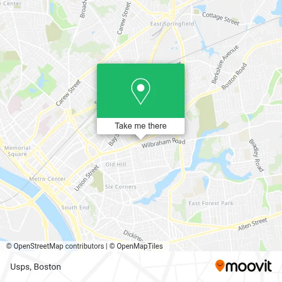 Usps map