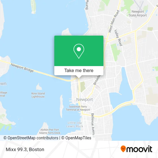 Mixx 99.3 map