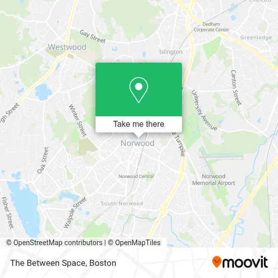 The Between Space map