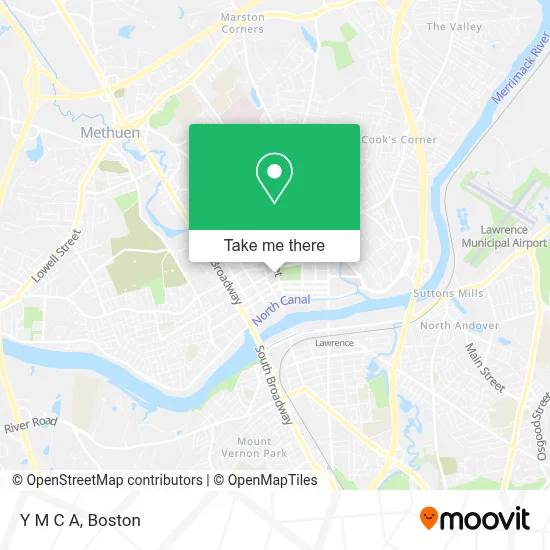 Y M C A map