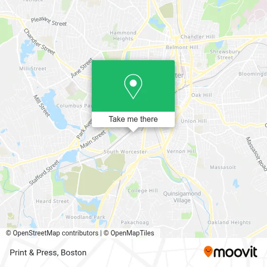 Print & Press map