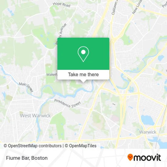 Fiume Bar map