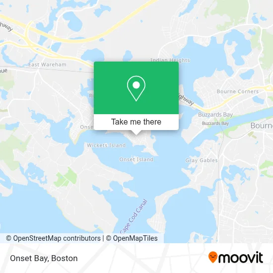 Onset Bay map