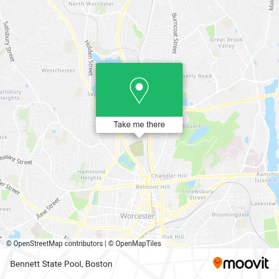 Bennett State Pool map