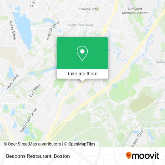 Beacons Restaurant map