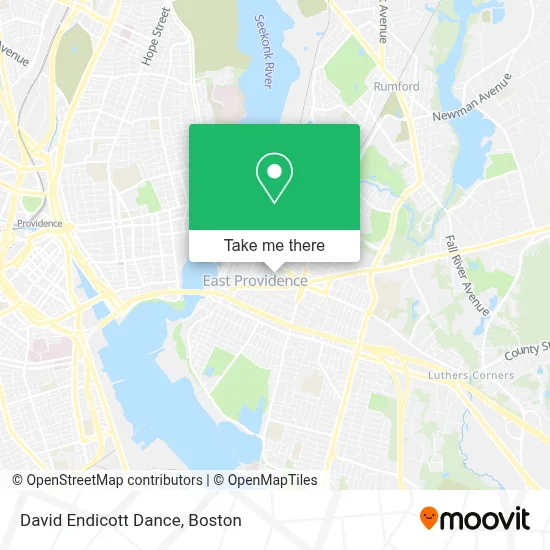 David Endicott Dance map