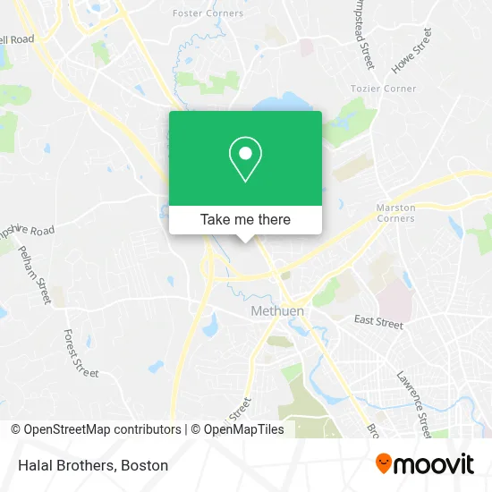 Halal Brothers map