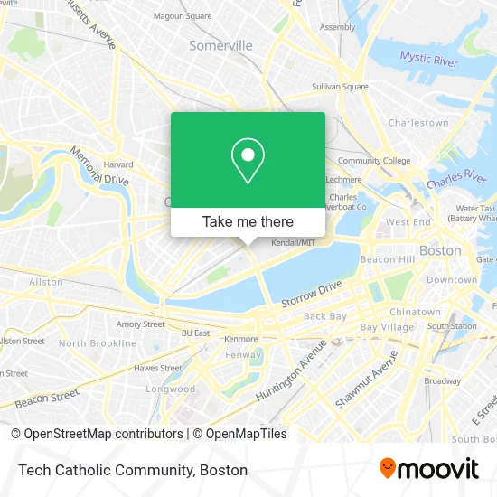 Tech Catholic Community map