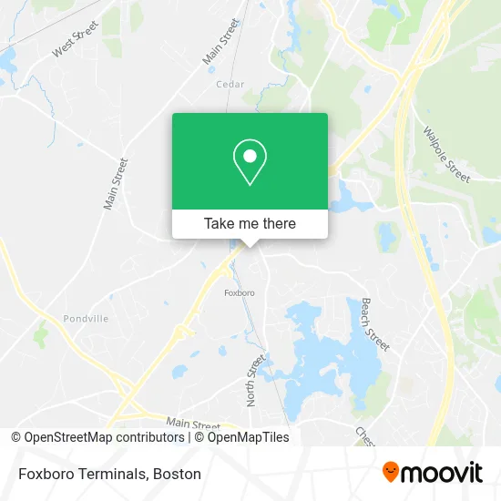 Foxboro Terminals map