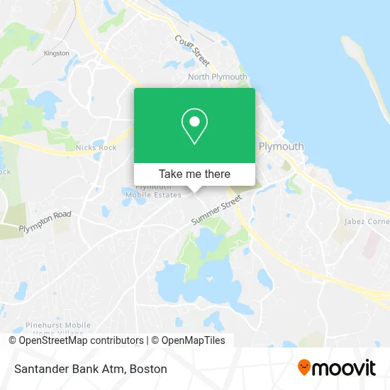 Santander Bank Atm map