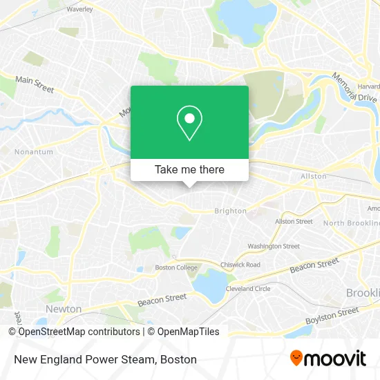 New England Power Steam map