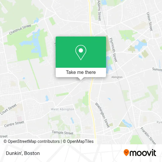 Dunkin' map