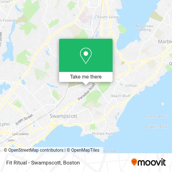 Fit Ritual - Swampscott map