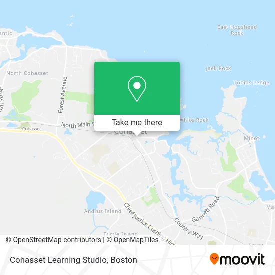 Cohasset Learning Studio map