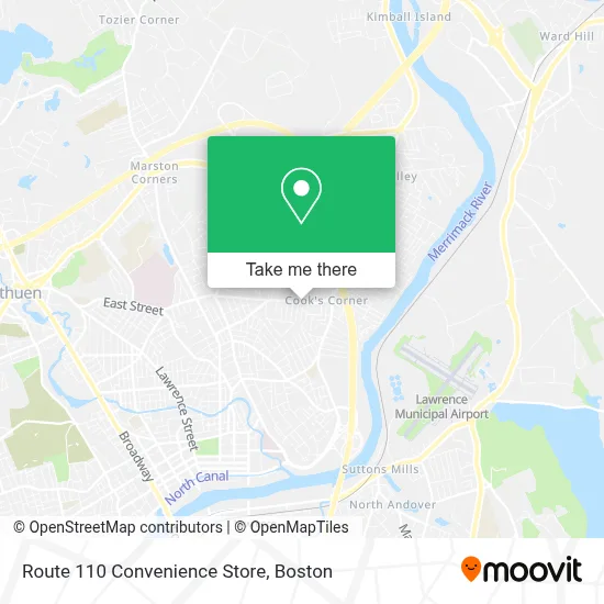 Route 110 Convenience Store map