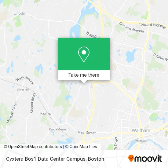 Cyxtera Bos1 Data Center Campus map