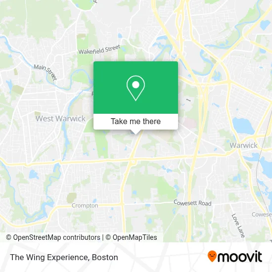 The Wing Experience map