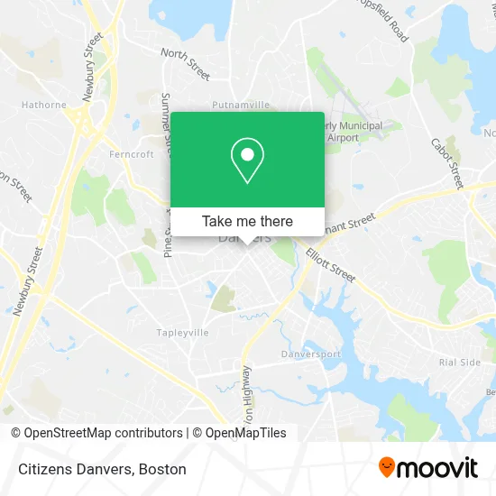 Citizens Danvers map