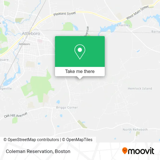 Coleman Reservation map