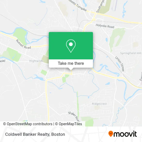 Coldwell Banker Realty map