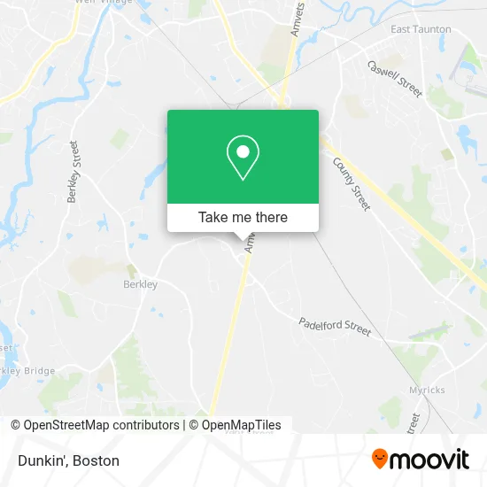 Dunkin' map