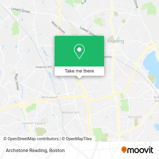 Archstone Reading map