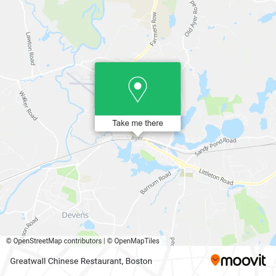 Greatwall Chinese Restaurant map