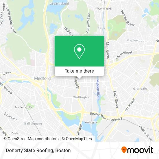 Doherty Slate Roofing map