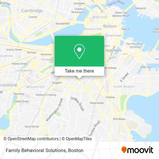 Family Behavioral Solutions map
