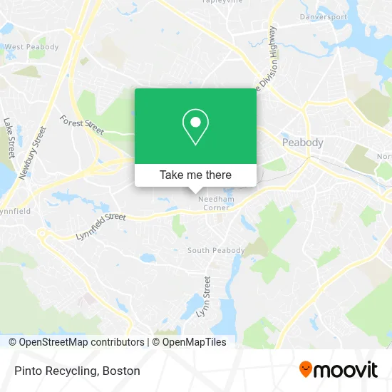 Pinto Recycling map