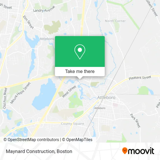 Maynard Construction map