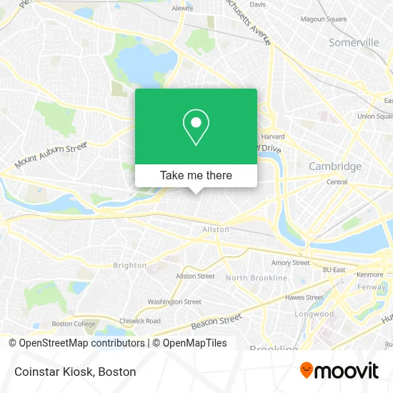 Coinstar Kiosk map