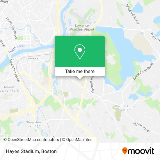 Hayes Stadium map