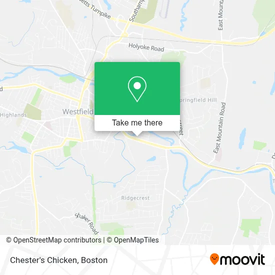 Chester's Chicken map