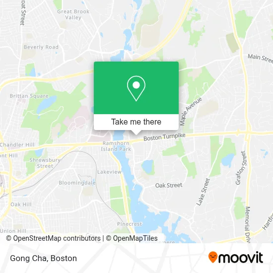Gong Cha map