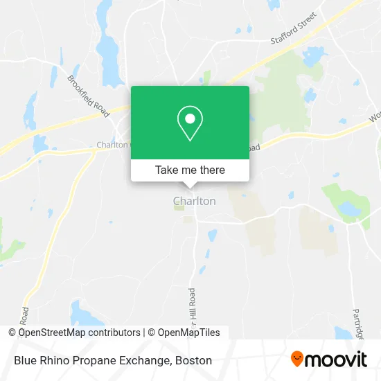 Blue Rhino Propane Exchange map