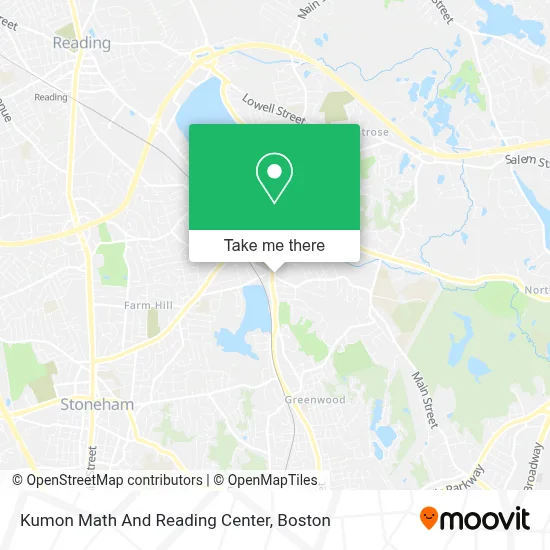 Kumon Math And Reading Center map