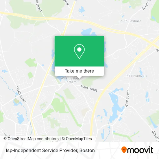 Isp-Independent Service Provider map