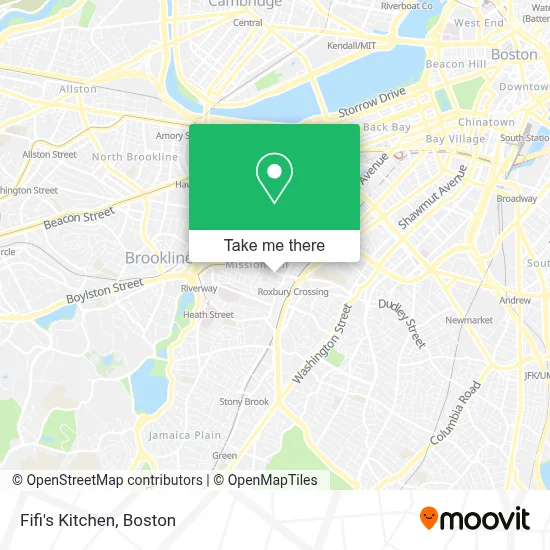 Fifi's Kitchen map