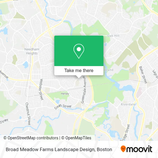 Broad Meadow Farms Landscape Design map