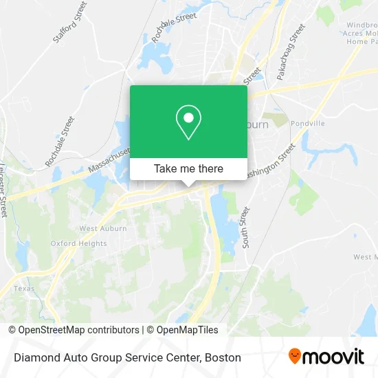Diamond Auto Group Service Center map