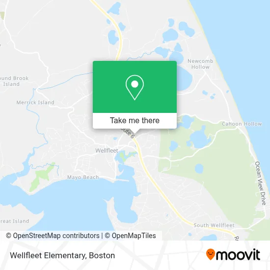 Wellfleet Elementary map