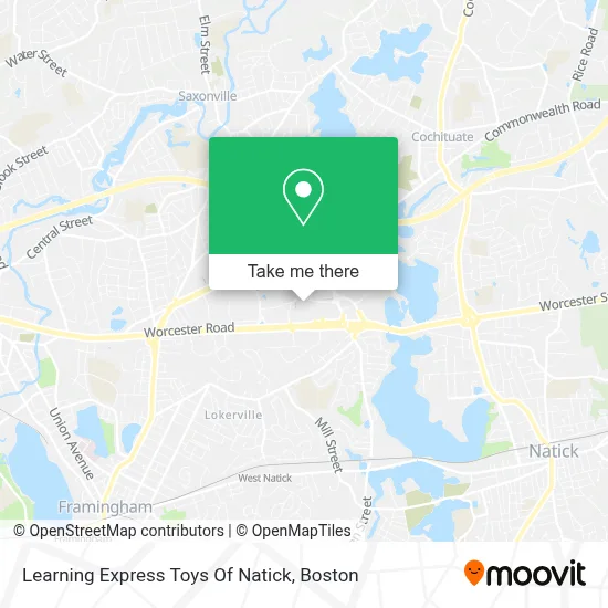 Learning Express Toys Of Natick map