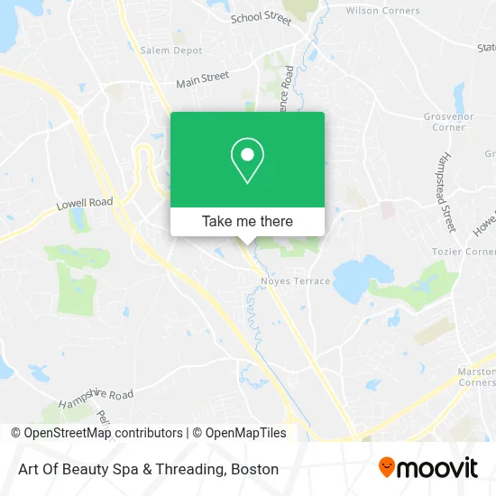 Art Of Beauty Spa & Threading map