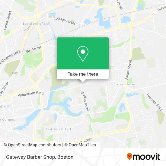 Gateway Barber Shop map